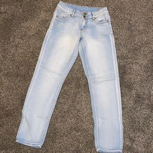 Size 5 / 6 Short Midrise Skinny Rue21 Freedom Flex Light Blue Jeans